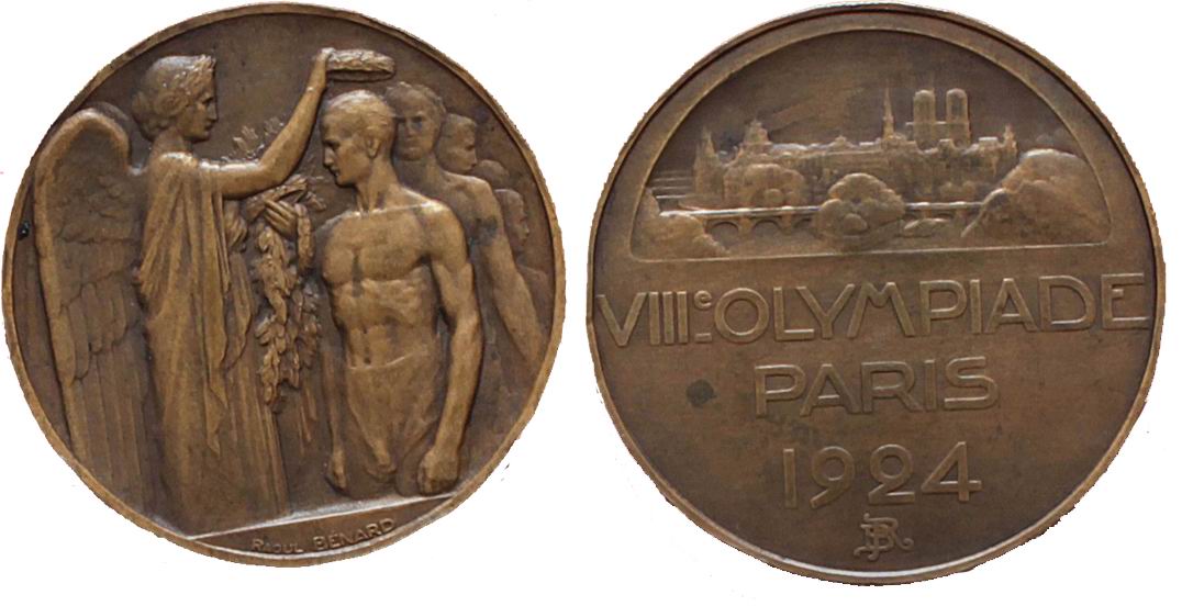 Originale medaglia d'oro vinta a Olimpiadi di Parigi '24