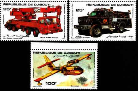 Protezione Civile contro il fuoco - Autopompa, autogrù e aereo antincendi (1984)