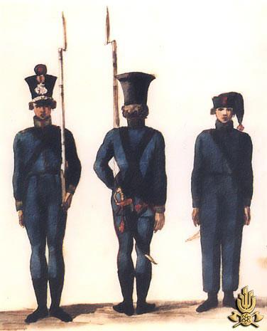 1820 - Firenze - Tenuta di guardia e di fatica