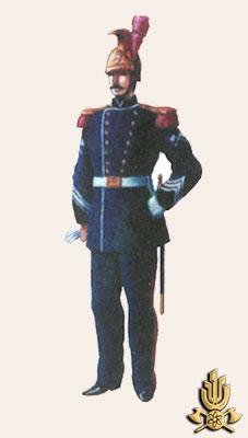 1859 - Milano - Graduato in uniforme di parata