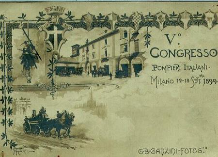 Cartolina storica VV.F.