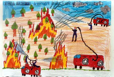 I Vigili del Fuoco disegnati dai bambini 51