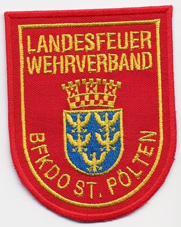 Bfkdo St. Polten - Distintivo rosso e azzurro