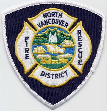 North Vancouver - Distintivo nero e bianco