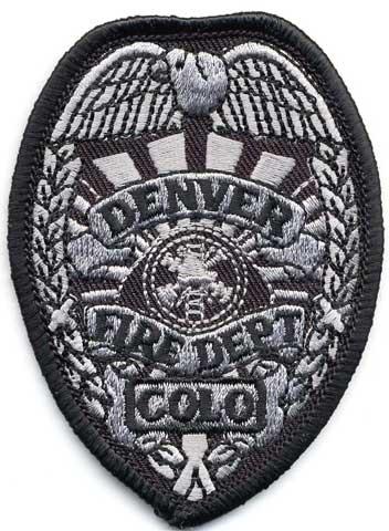 Denver - Distintivo nero e grigio