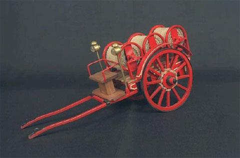 Carro per trasporto tubazioni. Anno 1900