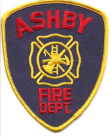 Ashby - Distintivo nero con diciture rosse