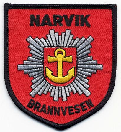 Narvik - Distintivo rosso con al centro una ancora gialla all interno di una stella