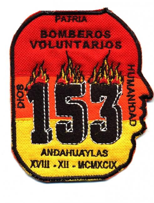 Andahuaylas - Distintivo rosso e giallo