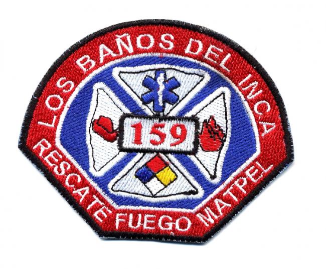Los Banos Del Inca - Distintivo blu rosso e bianco