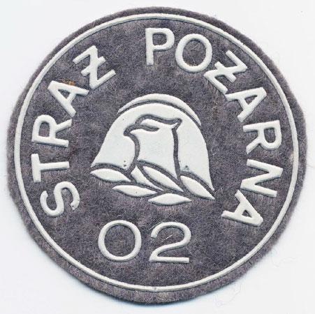Polska - Distintivo grigio con al centro un elmo
