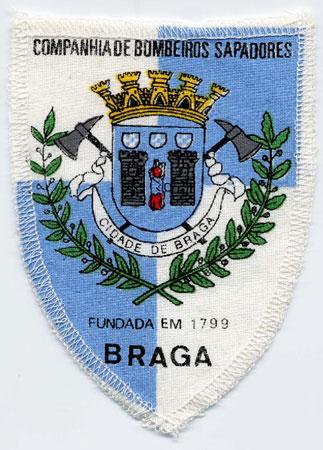 Braga - Distintivo bianco e azzurro