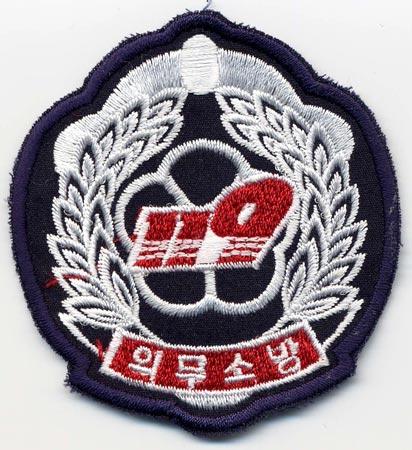 South Korea - Distintivo blu e bianco