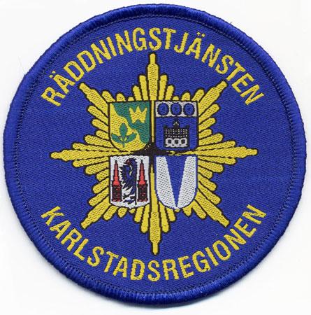 Karlstadsregionen - Distintivo blu con al centro una stella