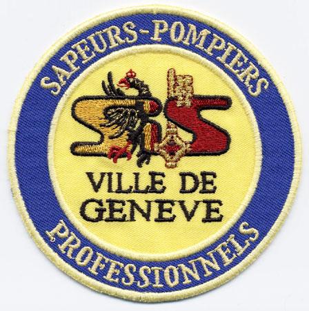 Geneve - Distintivo azzurro e giallo