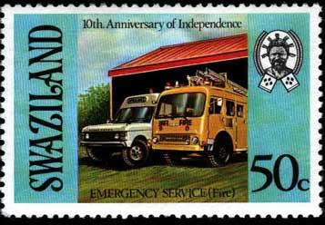 10° Anniversario dell'indipendenza - Servizio antincendio dei VVF (1978)