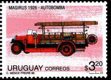 Antichi mezzi di trasporto - Antico automezzo Magirus 1926 dei VVF (1996)