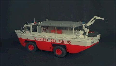 Anfibio Fiat-Iveco 6640 G 4x4. Anno 1982