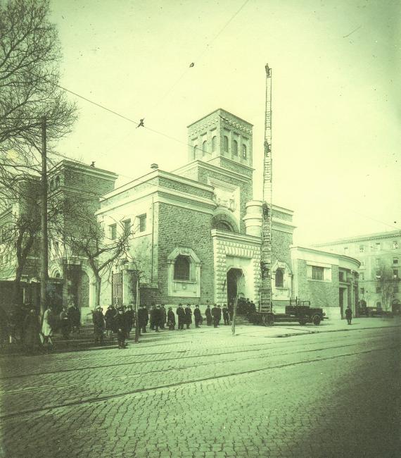Inaugurazione della caserma di Ostiense nel 1929